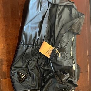 Black Nylon Bag with Logo Accent